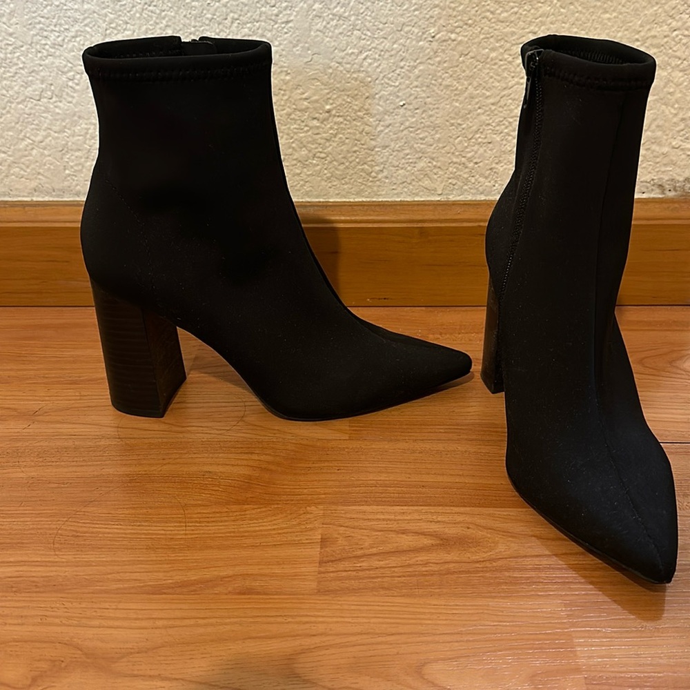 Jefferey Campbell Raven neoprene boots black